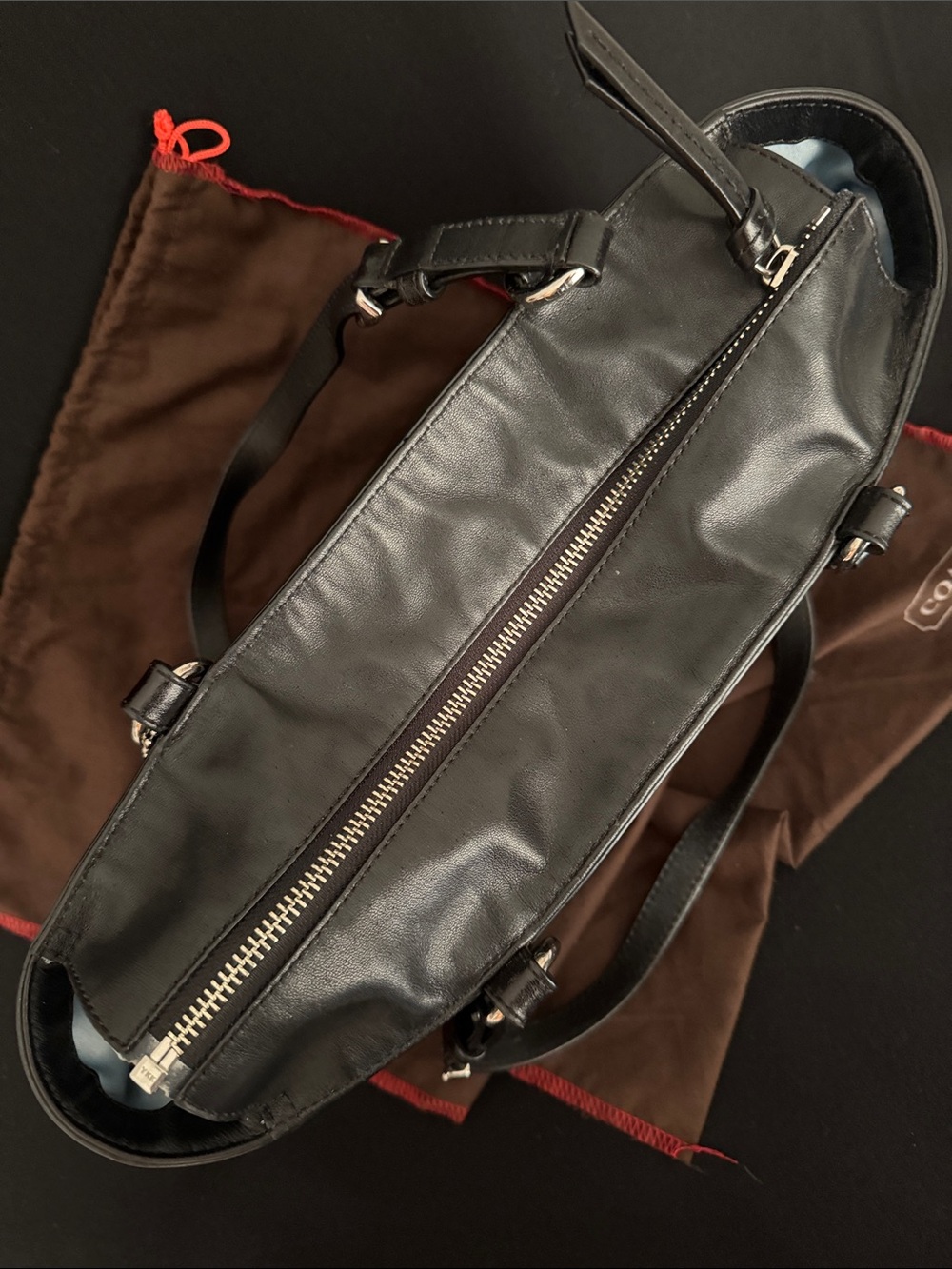COACH East West Leather Shoulder Bag - Picture 7 of 11